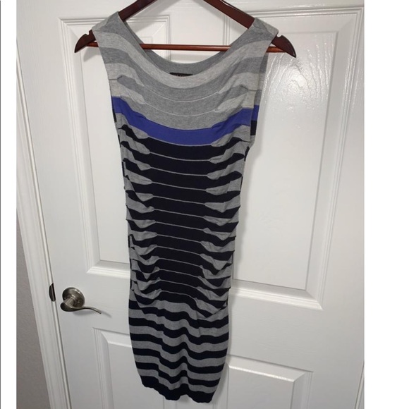 Ted Baker Accordion Striped Knit Mini Dress - Picture 3 of 8